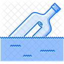 Bottle Letter Paper Icon