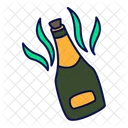 Bottle Champagne Drink Icon