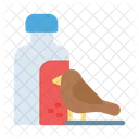 Bottle Bird House Icon