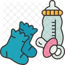 Baby Bottle Pacifier Icon