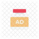 Ad Bottle Marketing Icon