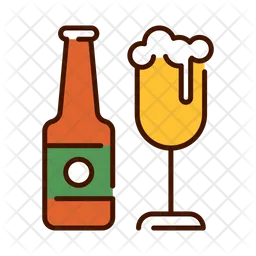 Bottle And Beer  Icon