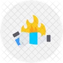 Burn Fire Flame Icon