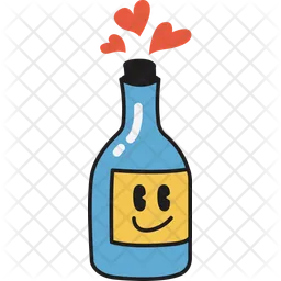 Bottle character  Icon