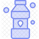 Bottle Drop Water Duotone Line Icon Icon