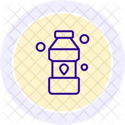 Bottle drop water  Icon