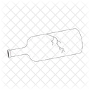 Bottle Crack Glass Icon