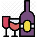 Bottle Drink Glass Icon