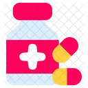 Bottle Drugs Pill Icon