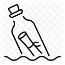 Bottle Message  Icon