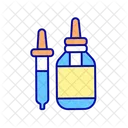 Bottle of medical drops  Icon