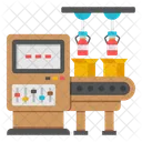 Bottle Packaging Robot Conveyor Belt Luggage Carousel Icon