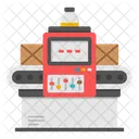 Bottle Packaging Robot Conveyor Belt Luggage Carousel Icon