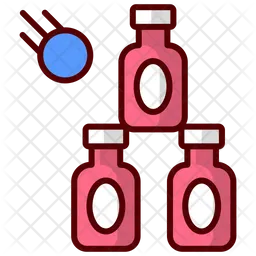 Bottle throw  Icon