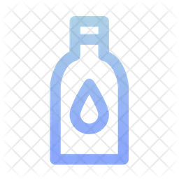 Bottle With Blob  Icon