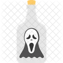 Bottle with Ghost  Icon
