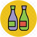 Bottles Wine Alcohol Icon