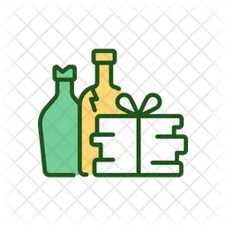 Bottles and waste paper  Icon