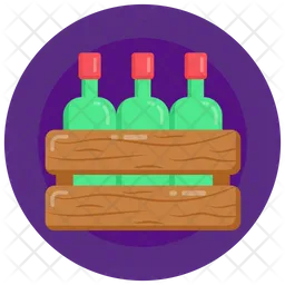 Bottles Crate  Icon