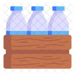 Bottles Crate  Icon