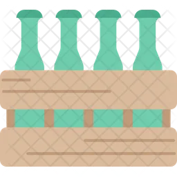 Bottles Crate  Icon