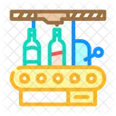 Bottling Factory Manufacturing Factory Icon