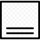 Bottom Align  Icon