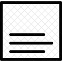 Bottom Align  Icon