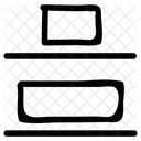 Upper Alignment Text Icon