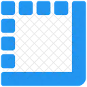 Bottom and Right Border  Icon