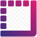 Bottom and Right Border  Icon