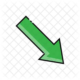 Bottom Arrow  Icon
