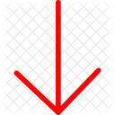 Bottom Arrow  Icon