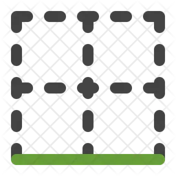 Bottom Border  Icon