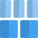 Bottom double column grid  Icône