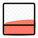 Bottom Horizontal Grid  Icon