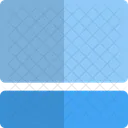 Bottom horizontal grid  Icon