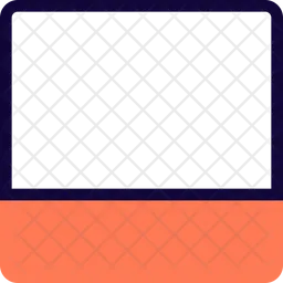 Bottom Horizontal Grid  Icon