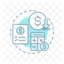Bottom line  Icon