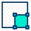 Bottom Right Align  Icon