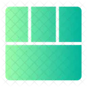 Bottom View Square Grid Symbol