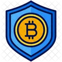 Bouclier Bitcoin Protection Icône