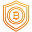 Bouclier Bitcoin Protection Icon