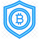 Bouclier Bitcoin Protection Icône