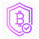 Bouclier Securite Bitcoin Icon