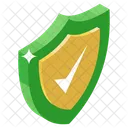 Bouclier De Securite Bouclier De Protection Antivirus Icône