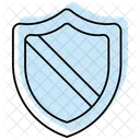 Bouclier De Securite Couleur Ombre Thinline Icon Icône
