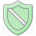 Bouclier De Securite Icone De Couleur Lineaire Icône