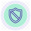 Icone Cercle De Couleur Bouclier De Securite Icône