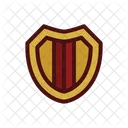 Bouclier Dor Defense Protection Icon